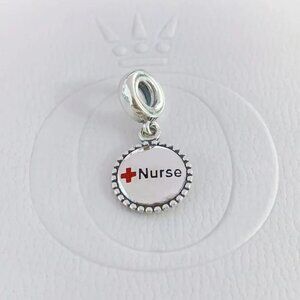 Pandora  Nurse Exclusive Heart Dangle Charm Pendant